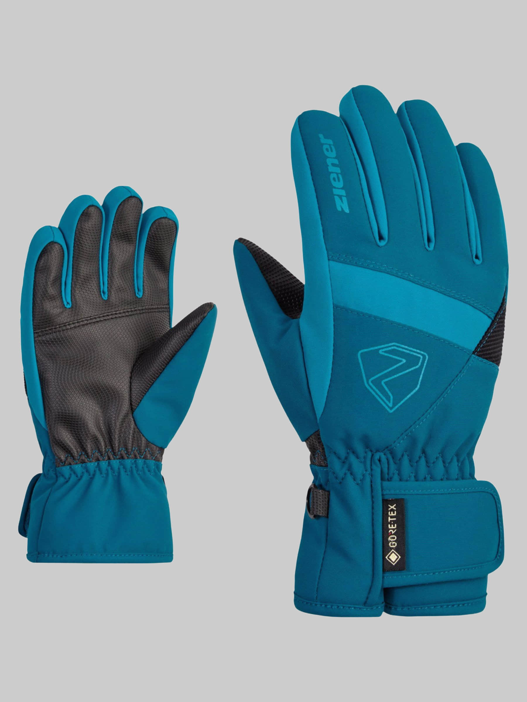 Ziener Leif GTX Junior Kinder Ski Handschuhe dunkeltürk Ziener Mädchenmode