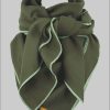 wundabaa Mädchenmode wundabaa Modetuch Halstuch Muslin - Organic Cotton, Handcrafted Style olivgrün m