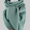 wundabaa Modetuch Halstuch Muslin - Organic Cotton, Handcrafted Style salbei wundabaa Mädchenmode