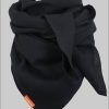 wundabaa Muslin Double Gauze Scarf | Premium Organic Cotton schwarz wundabaa Mädchenmode