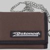 2Stoned 2Stoned Chain Wallet Speed - Chrome Chain & Carabiner Braun Mädchenmode