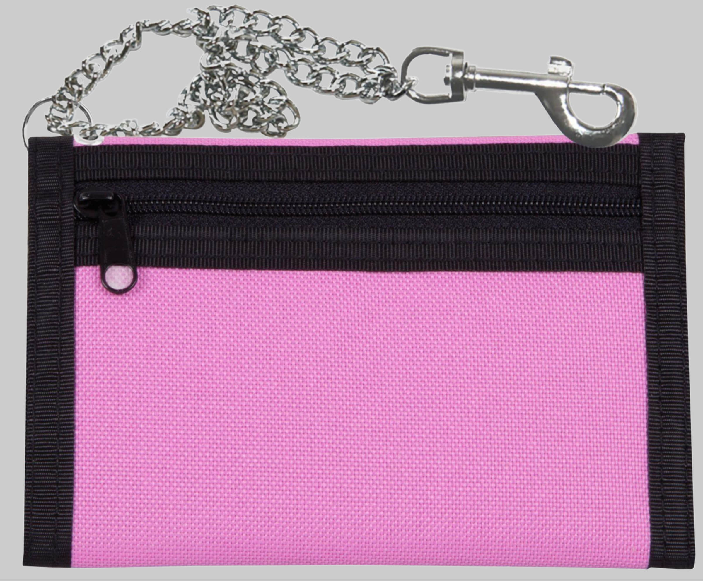 2Stoned Mädchenmode 2Stoned Chain Wallet Speed - Chrome Chain & Carabiner Rosa