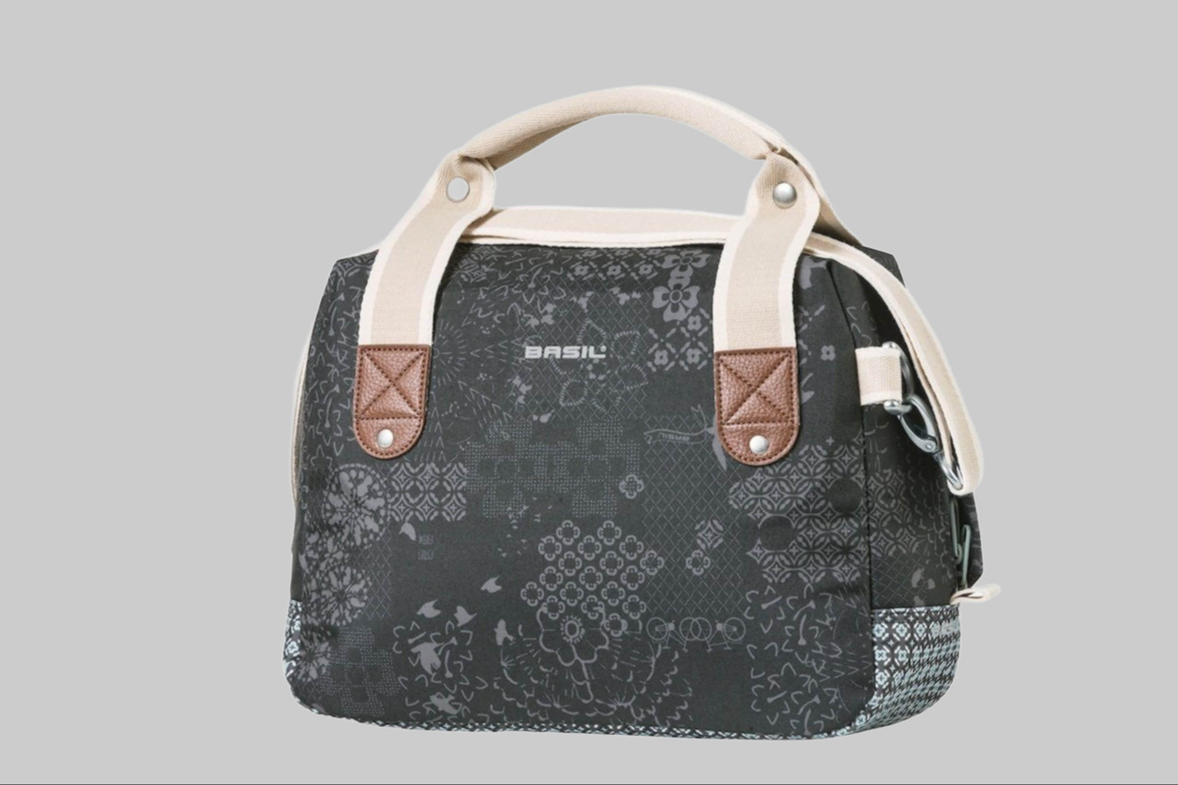 Körbe Basil Basil Boheme City Bag KF 8L Cycling Handlebar Bag - Stylish & Versatile charcoal