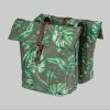 Basil Sportaccessoires Basil Ever-Green Double Bike Bag - 32L - Thyme Green thymian gr