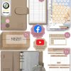 BeginnerBudget Accessoires & Taschen BeginnerBudget Ringbuchmappe: Envelope System Budget Planner Starter Kit Beige