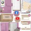 BeginnerBudget Accessoires & Taschen BeginnerBudget Ringbuchmappe: Envelope System Budget Planner Starter Kit Lila