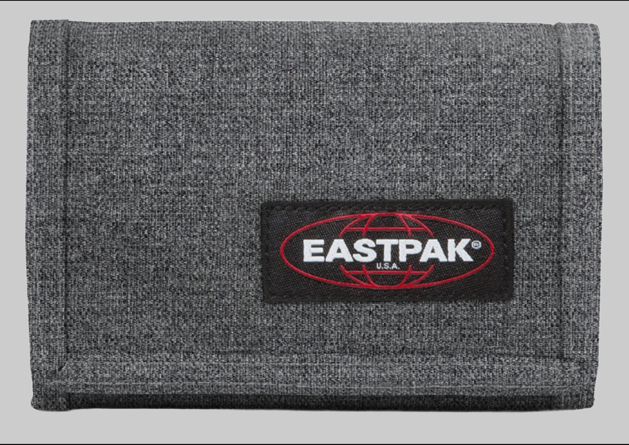 Crew Single Wallet - Practical Velcro Design Black Denim Eastpak Mädchenmode