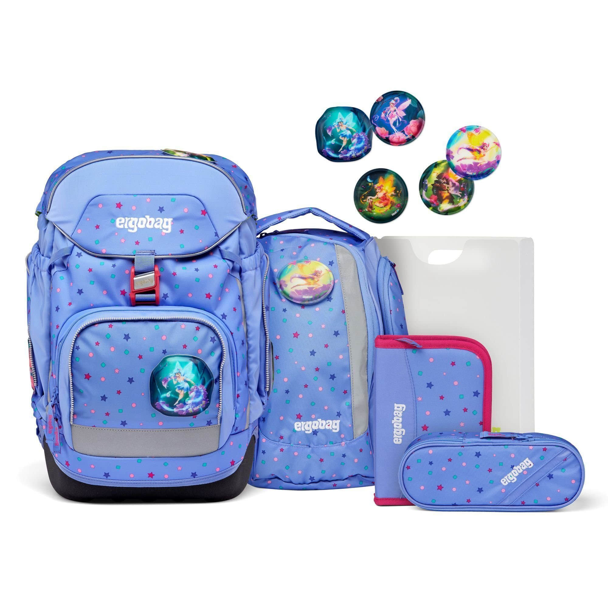 Ergobag Pack School Backpack Set - StarlightBear/DomstürmBear - 6 Piece Set bärzaubernd Spielzeug ergobag