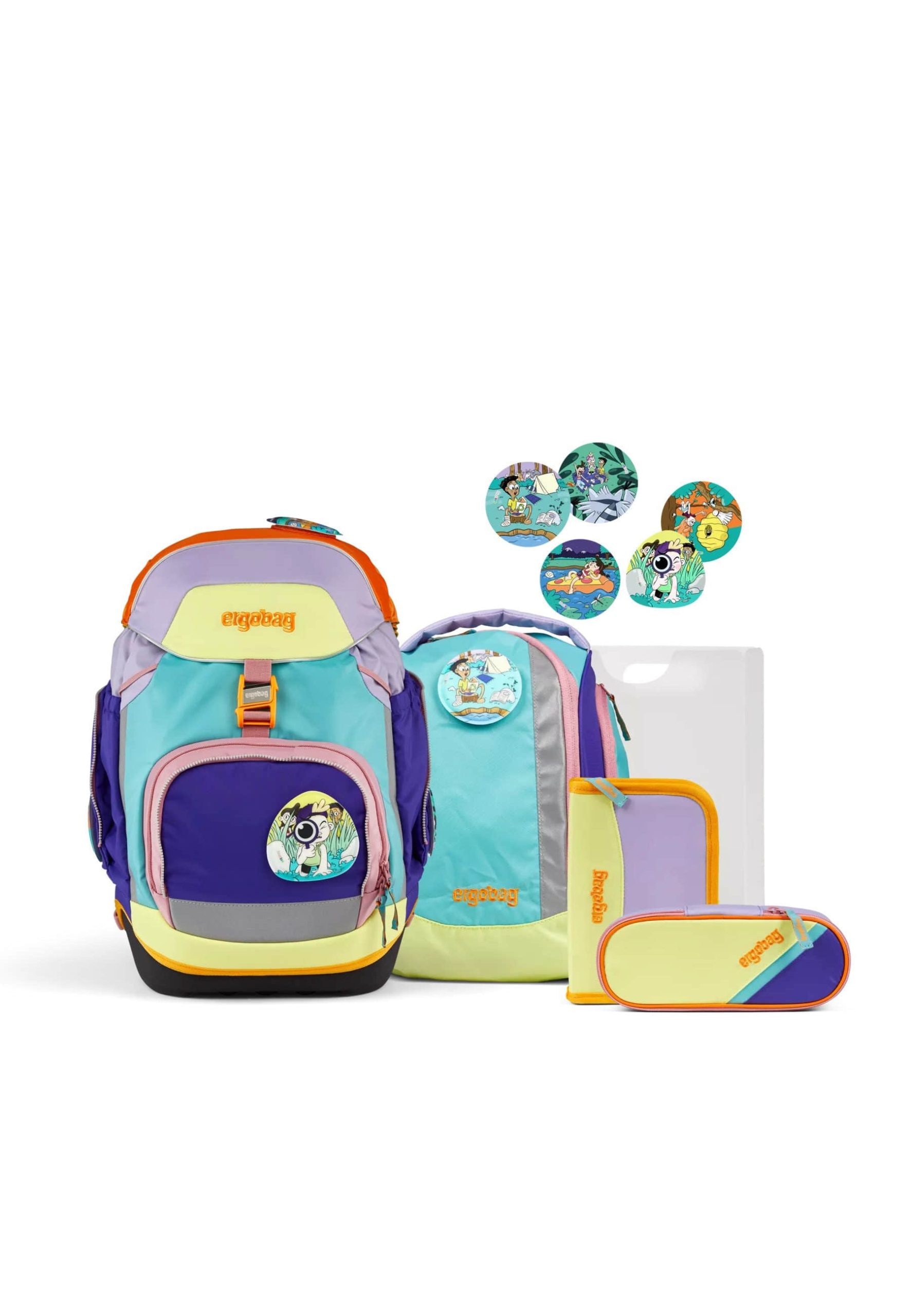 Ergobag Pack School Backpack Set - StarlightBear/DomstürmBear - 6 Piece Set NaturBärle ergobag Spielzeug