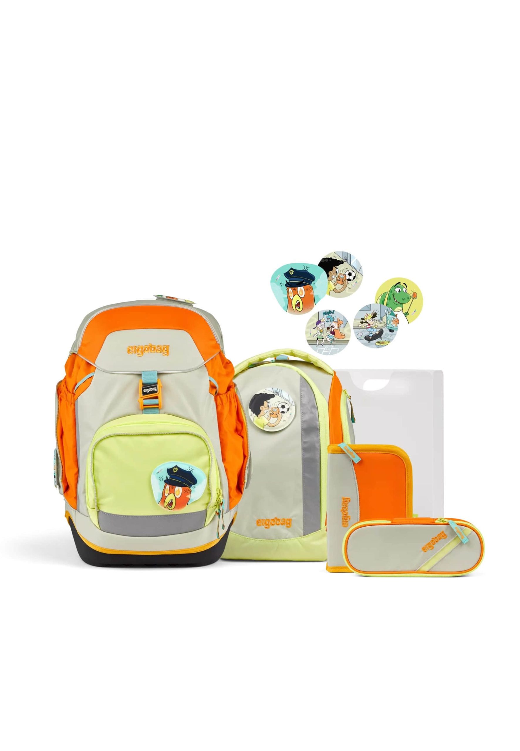 Ergobag Pack School Backpack Set - StarlightBear/DomstürmBear - 6 Piece Set StadtBärwo ergobag Spielzeug