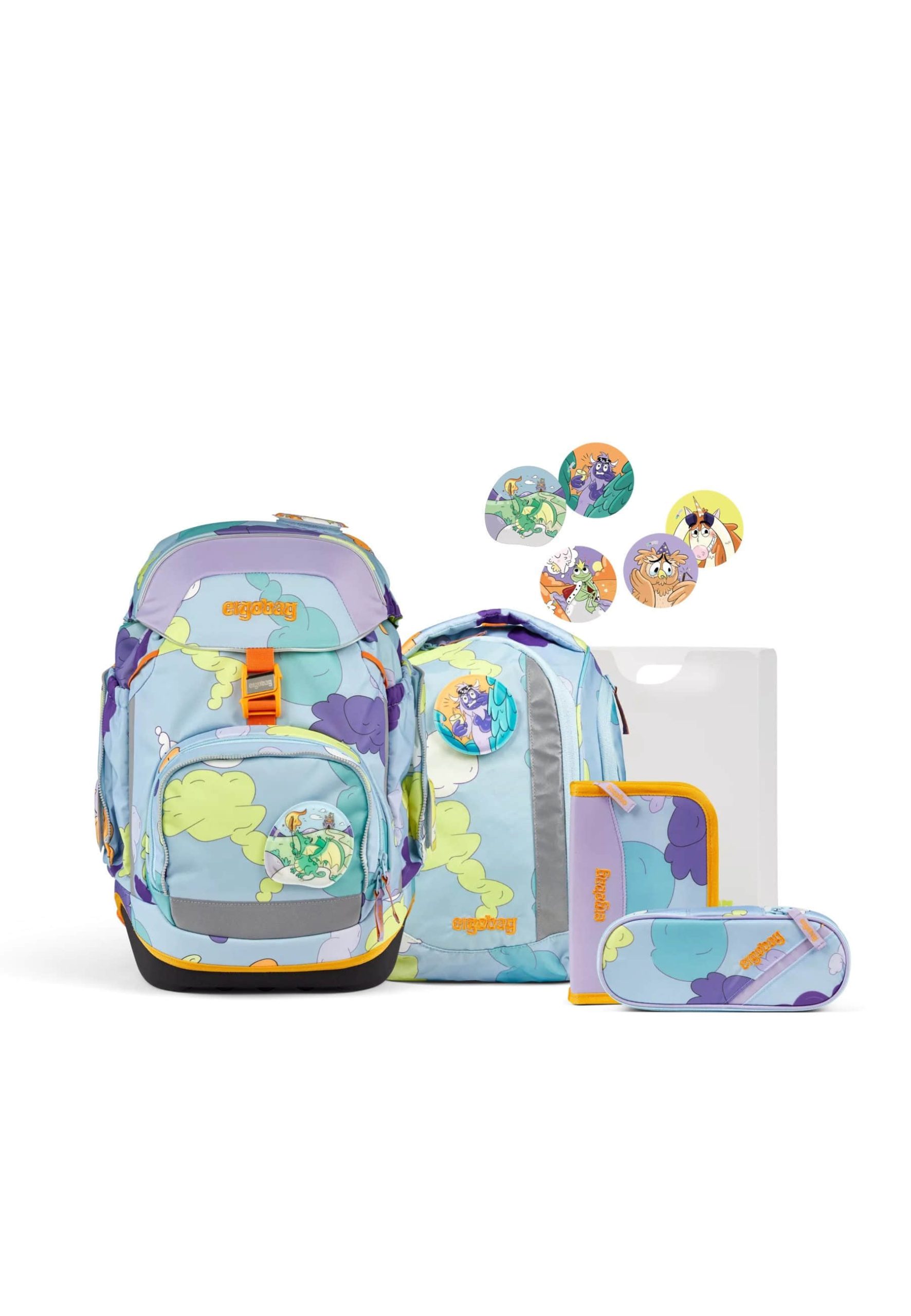 ergobag Spielzeug Ergobag Pack School Backpack Set - StarlightBear/DomstürmBear - 6 Piece Set TagträumBä