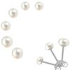 Firetti Perlenohrringe Multipack - Schmuck, Geschenk, Silber 925 Ohrschmuck Perle (Set, 6-tlg), mit Süßwasserzuchtperle myToys Firetti
