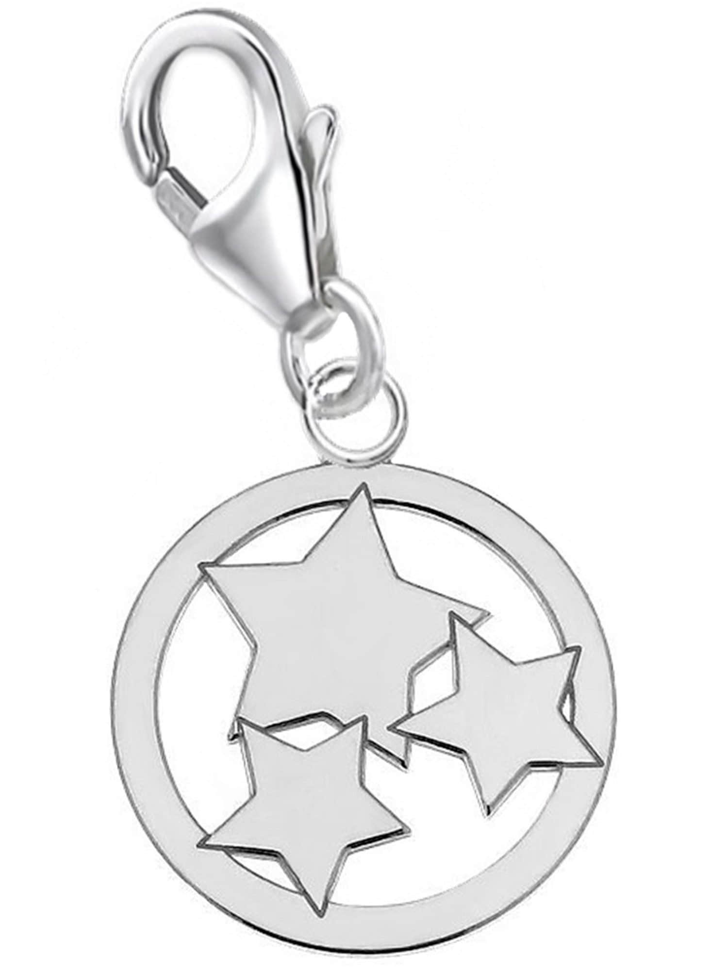 Golden Horseshoe Charm Star 925 Sterling Silver Charm - Pandora Inspired myToys Goldene Hufeisen