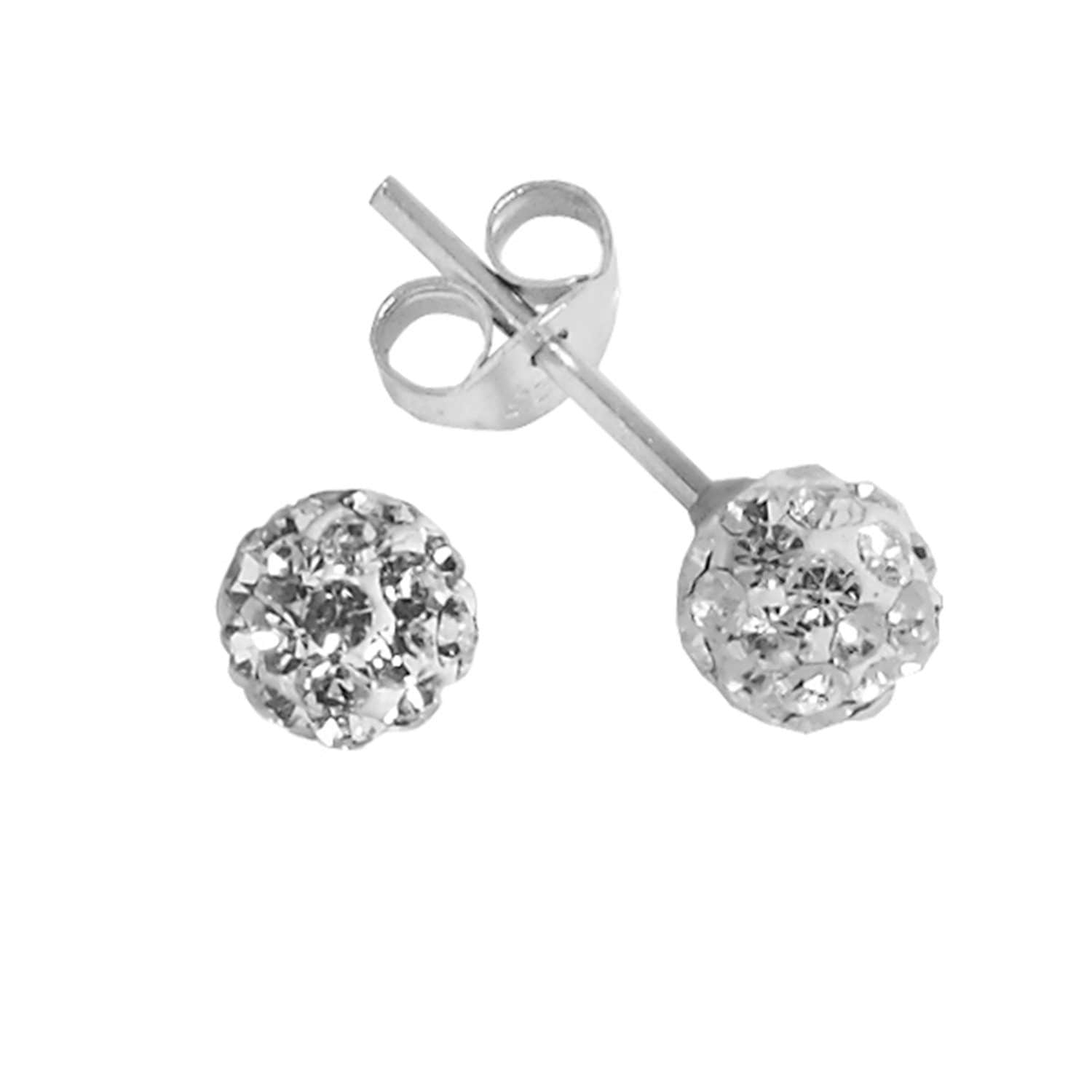 Impala Bonnie 925 Sterling Silver Crystal Stud Earrings crystal Impala myToys