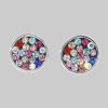 Impala Jessica Crystal Accent 925 Sterling Silver Earrings multicolor Impala myToys