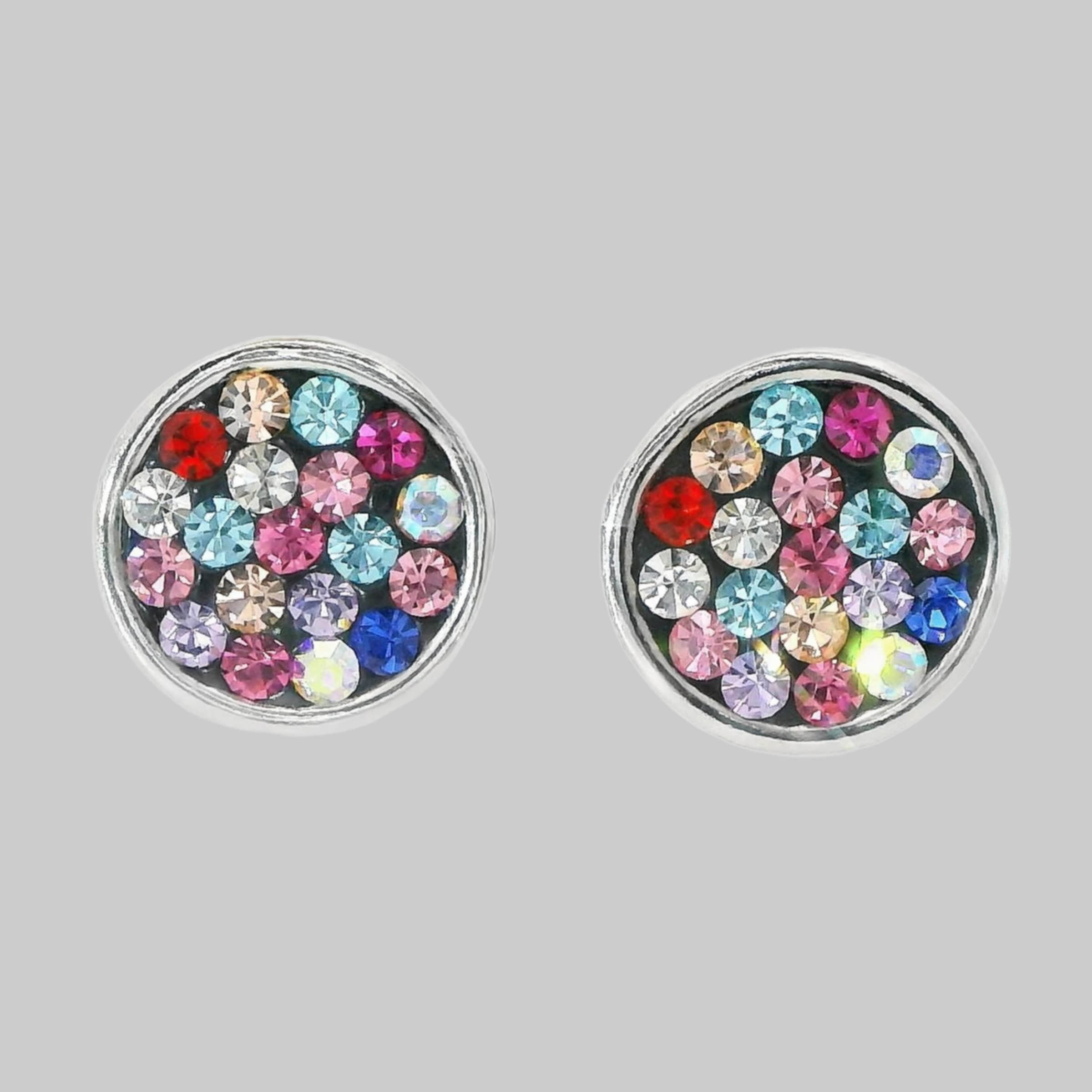 Impala Jessica Crystal Accent 925 Sterling Silver Earrings multicolor Impala myToys