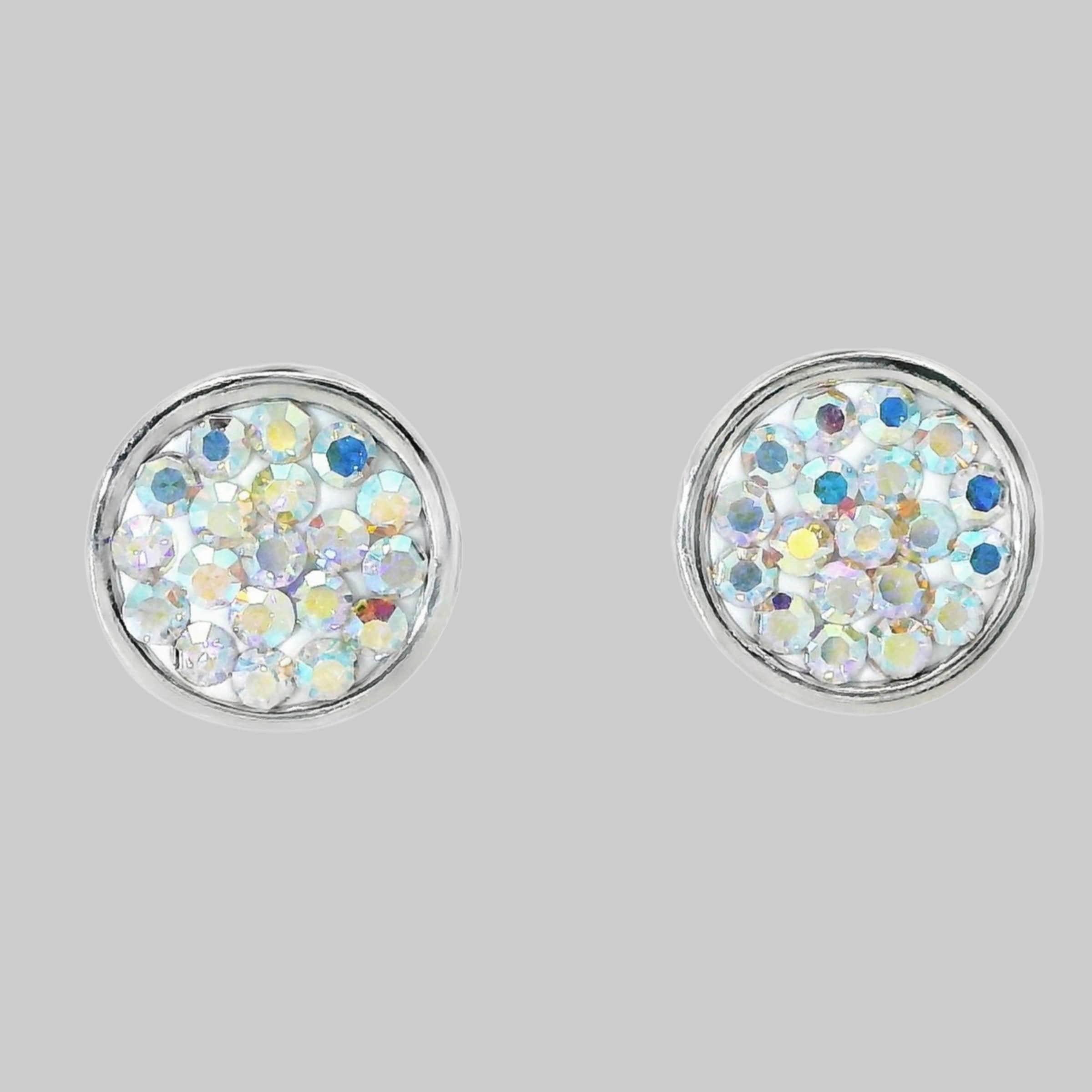Impala Jessica Crystal Accent 925 Sterling Silver Earrings aurora bor Impala myToys