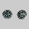 Impala Jessica Crystal Accent 925 Sterling Silver Earrings hematite myToys Impala