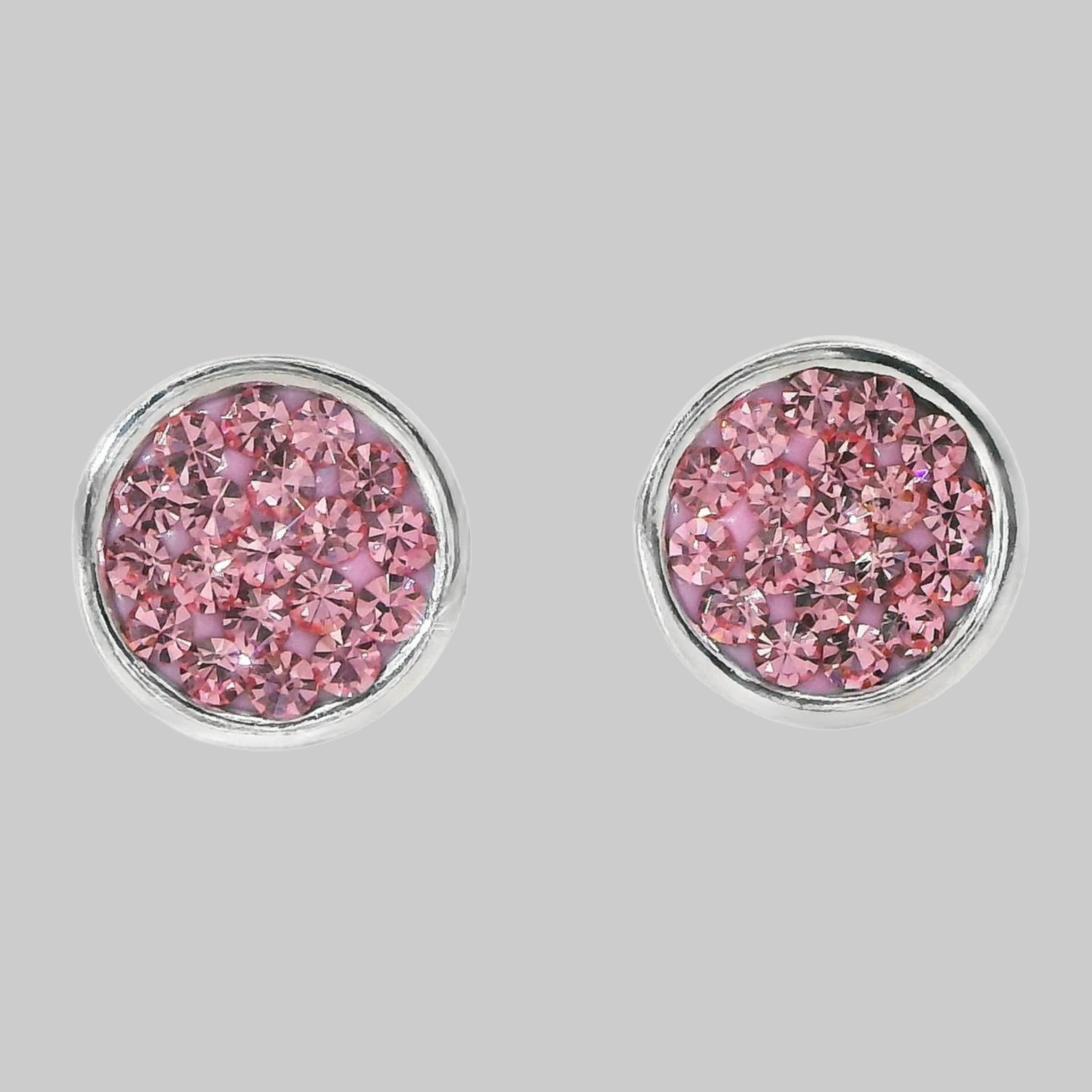 Impala Jessica Crystal Accent 925 Sterling Silver Earrings light rose Impala myToys