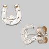 JOBO Children's Horseshoe Stud Earrings - 925 Sterling Silver Mädchenmode JOBO