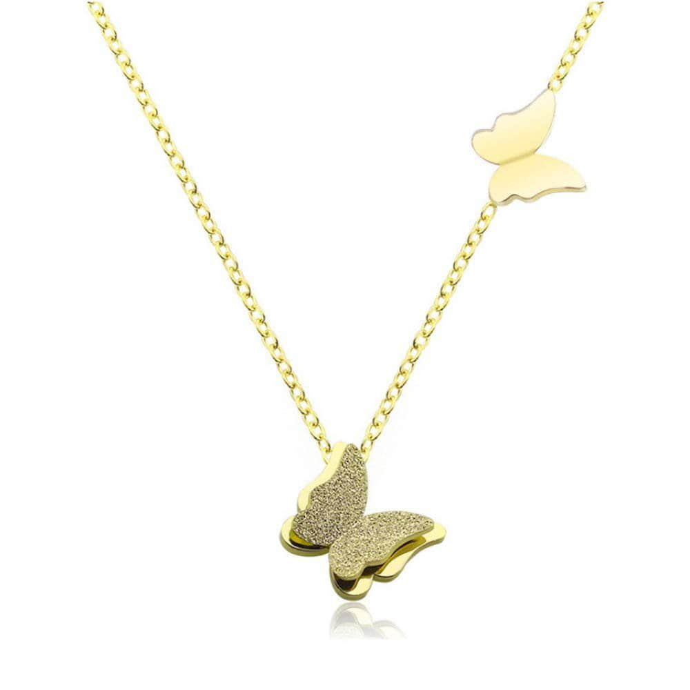 Kim Johanson myToys Kim Johanson 'Half Moon' Necklace - Stainless Steel Couple's Charm Gold