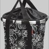 KlickFix Bike Basket - Premium Front Wheel Basket by [Original Manufacturer] schwarz/we Körbe KlickFix