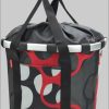 KlickFix Mädchenmode KlickFix Bike Basket - Premium Front Wheel Basket by [Original Manufacturer] grau/rot/w