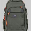 Rucksäcke Lu00C4SSIG LÄSSIG ORIGIN Bold School Backpack, Recycled Material Dark Olive