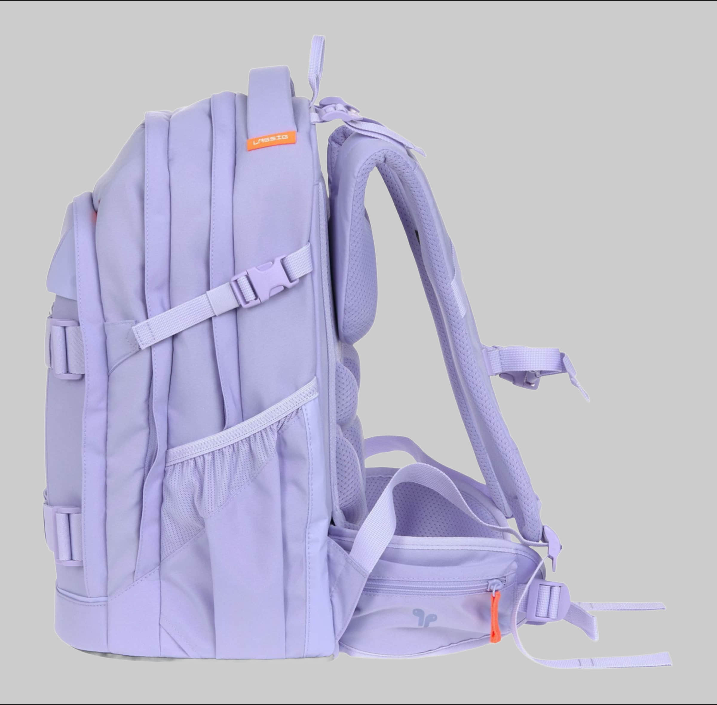 LÄSSIG ORIGIN Bold School Backpack, Recycled Material Lavender Rucksäcke Lu00C4SSIG