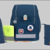 Spielzeug Lu00C4SSIG LÄSSIG Schulranzen Unique, Boxy, Ocean Edition, dark blue (Set, 7-tlg) Navy