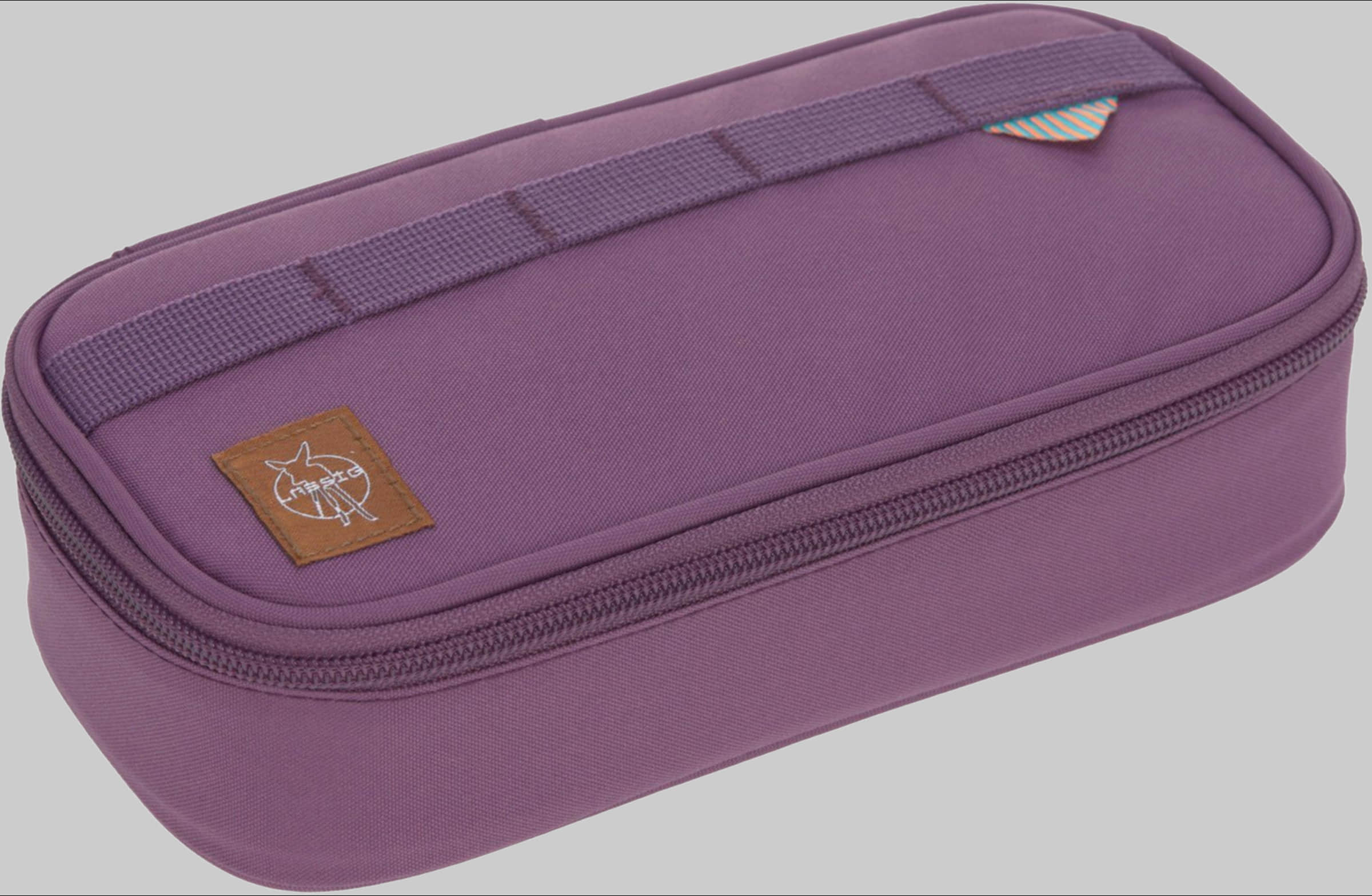 Lu00C4SSIG Ausstattung & Pflege LÄSSIG 'Unique, Spacy, Purple' Vegan Pencil Case - Recycled & Stylish