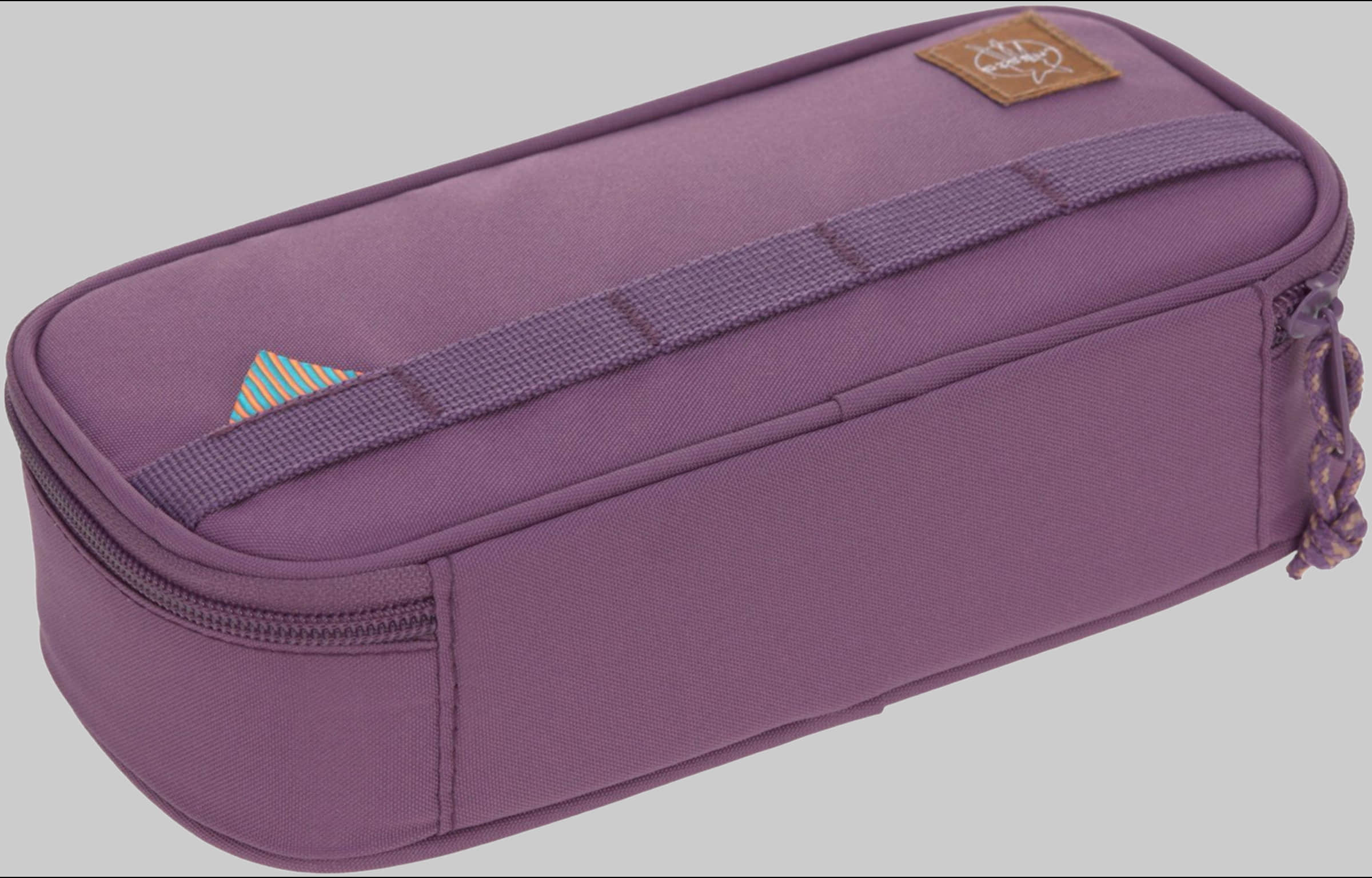 Lu00C4SSIG Ausstattung & Pflege LÄSSIG 'Unique, Spacy, Purple' Vegan Pencil Case - Recycled & Stylish
