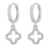 Lale Collectionu00AE myToys Lale Collection Clover & Bloom Earrings - Lucky Charm Gold & Green SilberAnhä