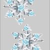 Limana Paar Ohrsteker 'Schneeflocke' 925 Sterling Silver Snowflake Earrings for Girls - Gift Box Included myToys Limana