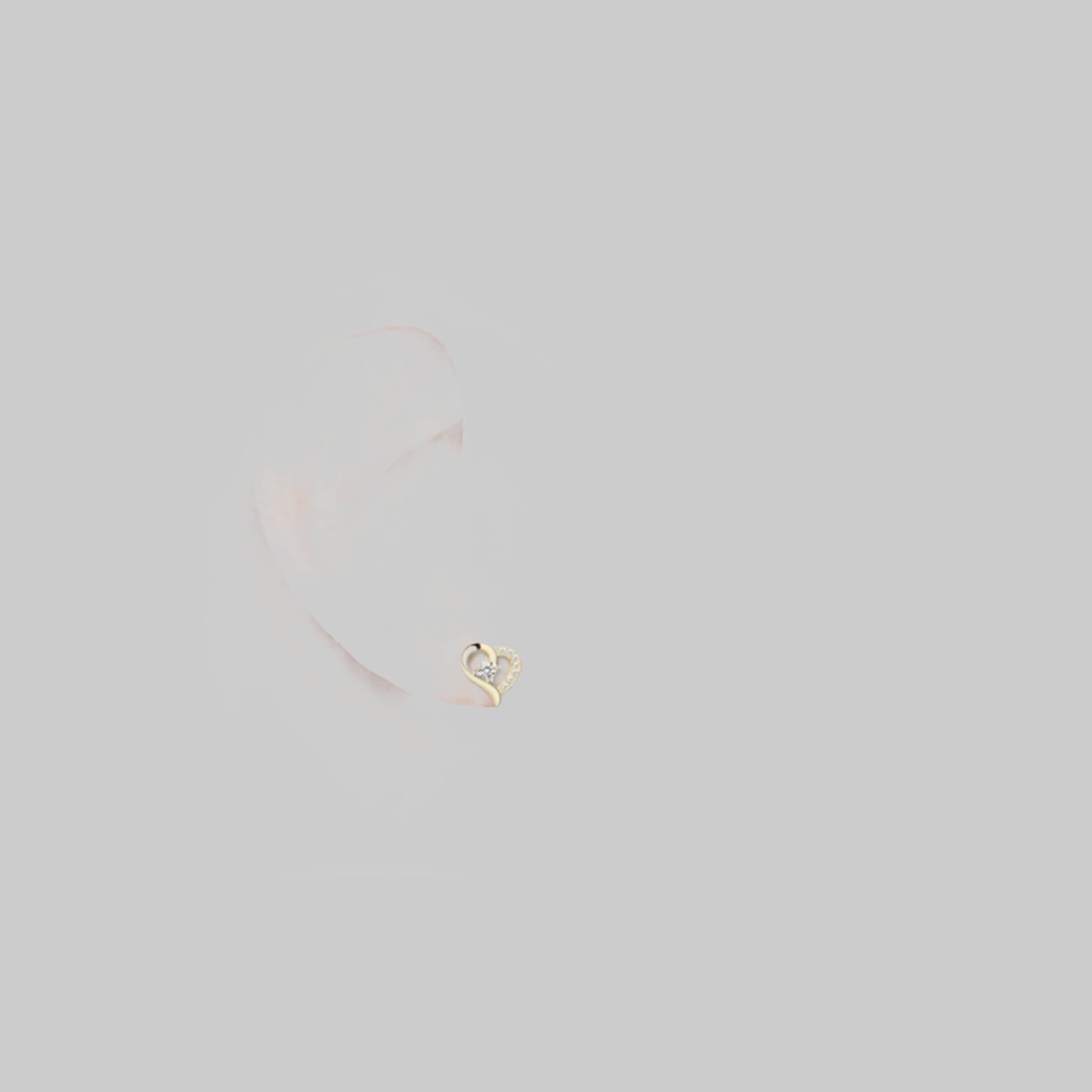 Limana Sterling Silver Heart Earrings - Rose Gold & Gold Finish - Gift Box Included Gold Limana myToys
