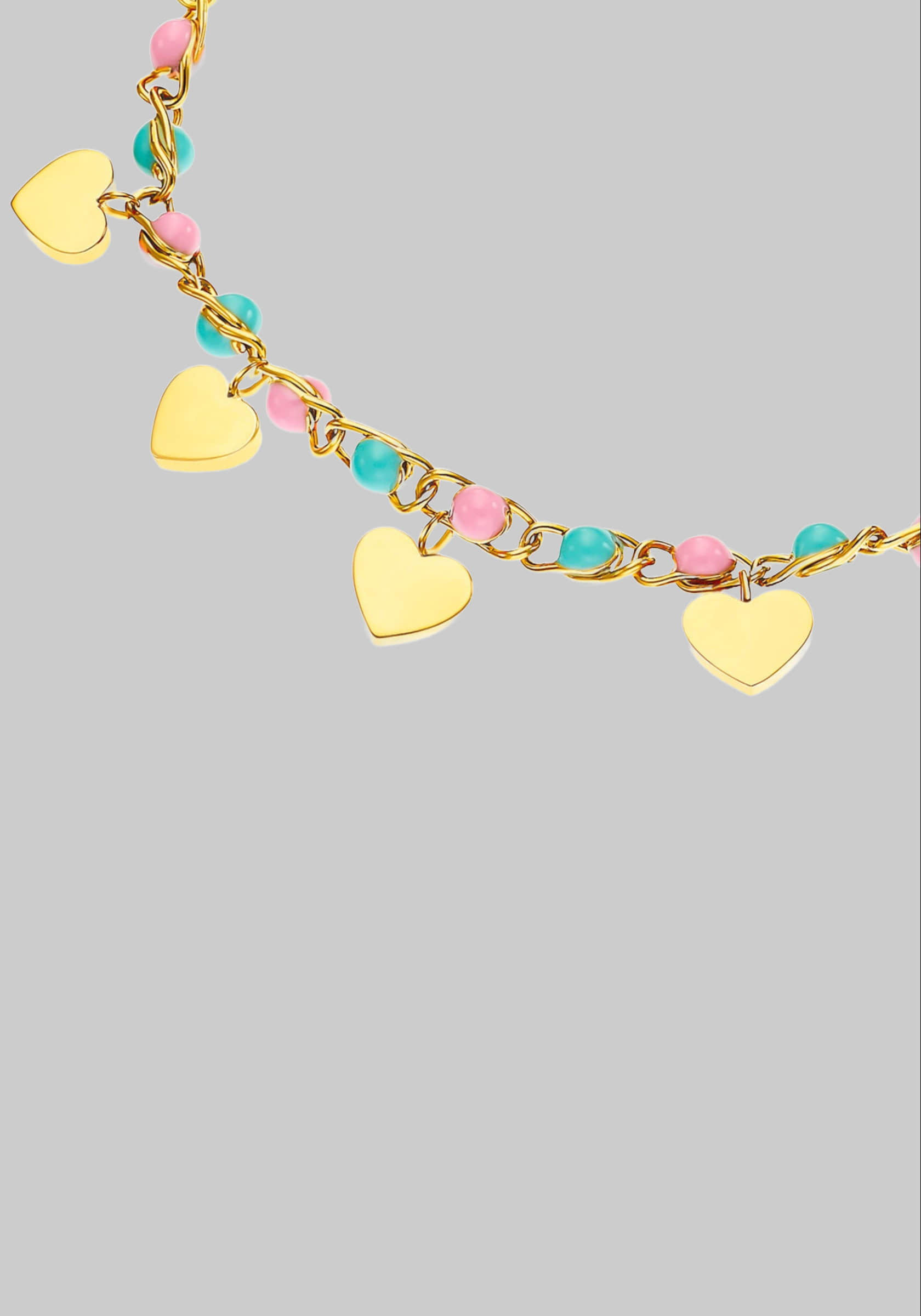 Prinzessin Lillifee Armband 2033365 – Herzanhänger, Edelstahl Prinzessin Lillifee Mädchenmode