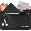 Accessoires & Taschen SAO ROQUE SAO ROQUE Bauchtasche - Flache Damen Herren Bauchtasche, Diebstahl-sicher mit RFID Schutz, Vegan, Ultraflach Schwarz