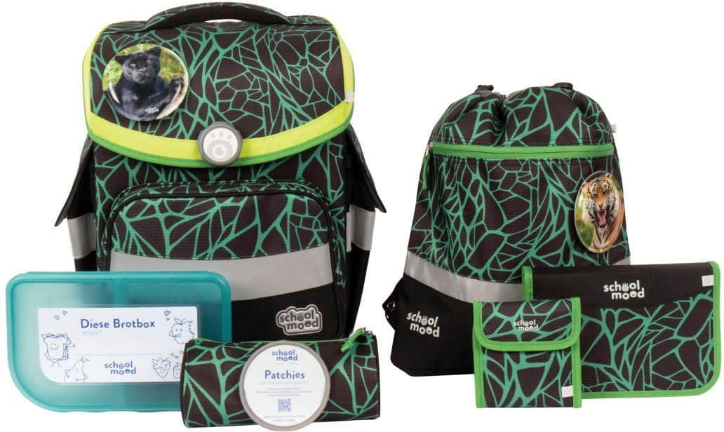 SCHOOL-MOOD® Timeless School Backpack Set (7-Piece) - Recycled Materials linus Spielzeug SCHOOL-MOODu00AE