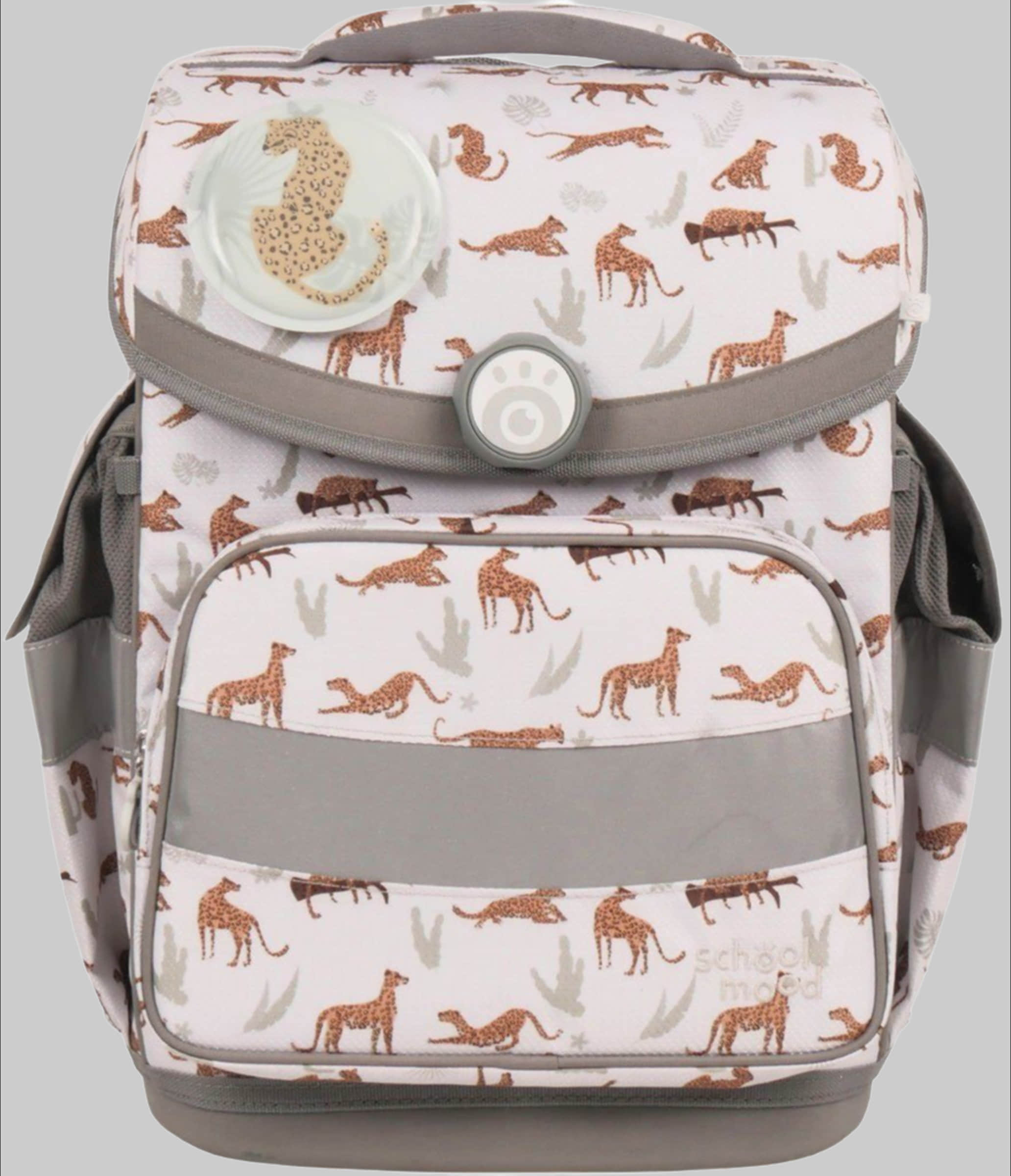 SCHOOL-MOOD® Timeless School Backpack Set (7-Piece) - Recycled Materials leopard SCHOOL-MOODu00AE Spielzeug