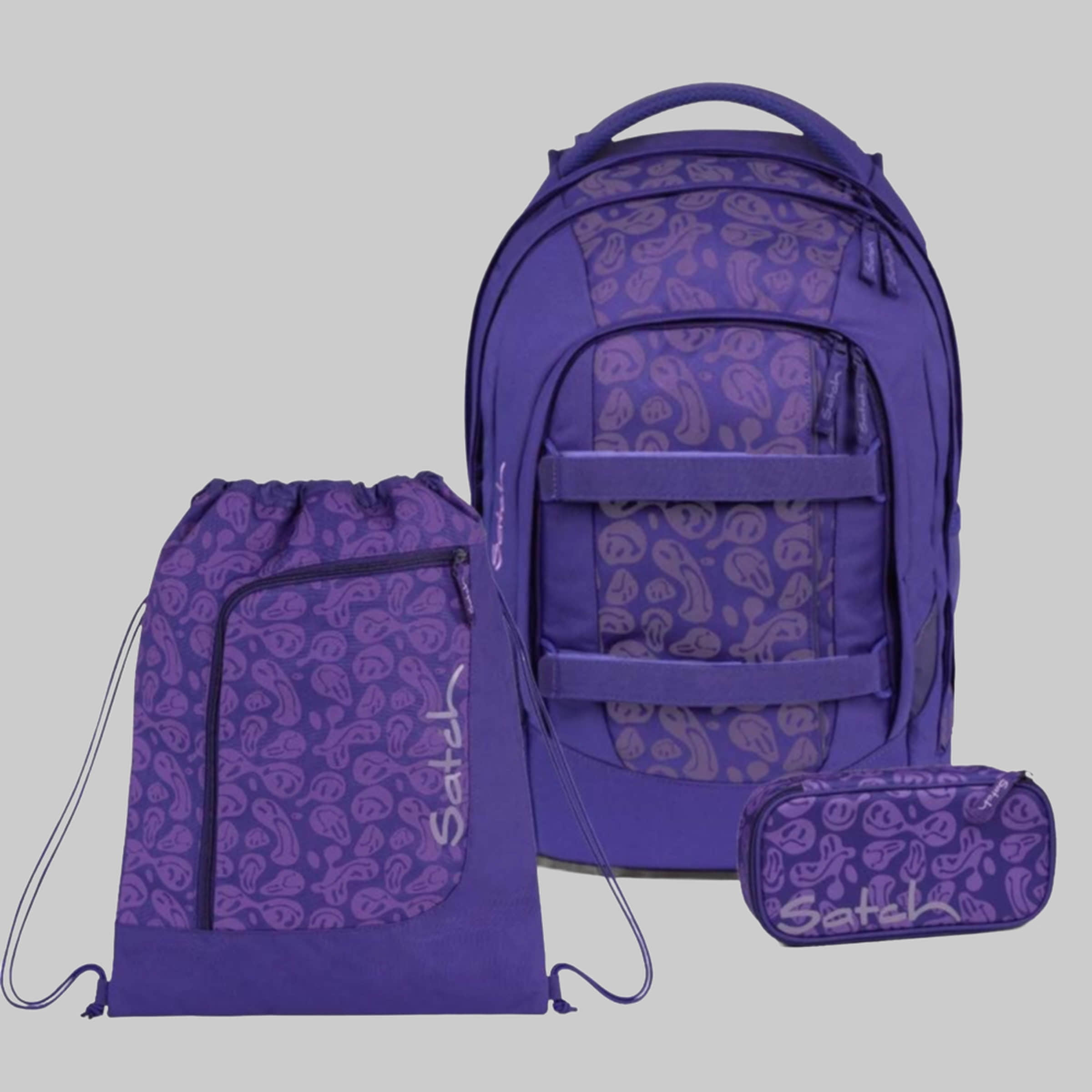 Spielzeug Satch Satch School Backpack Pack (3-piece, incl. Messy Box & Sports Bag) Bright Faces