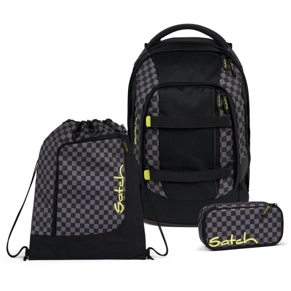 Satch Satch School Backpack Pack (3-piece, incl. Messy Box & Sports Bag) Dark Skate Spielzeug