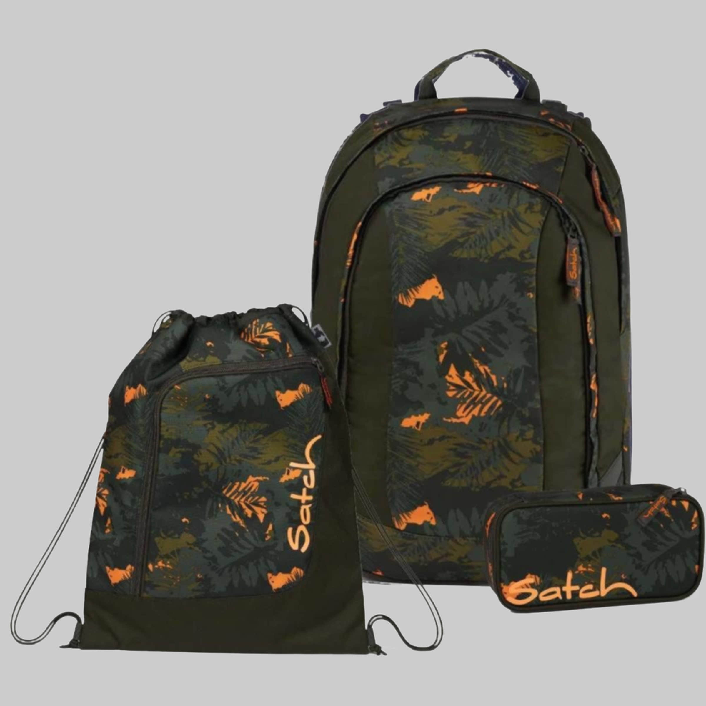 Satch Schulrucksack Air (3tlg., inkl. Schlamperbox und Sportbeutel) Jurassic J Startseite Satch