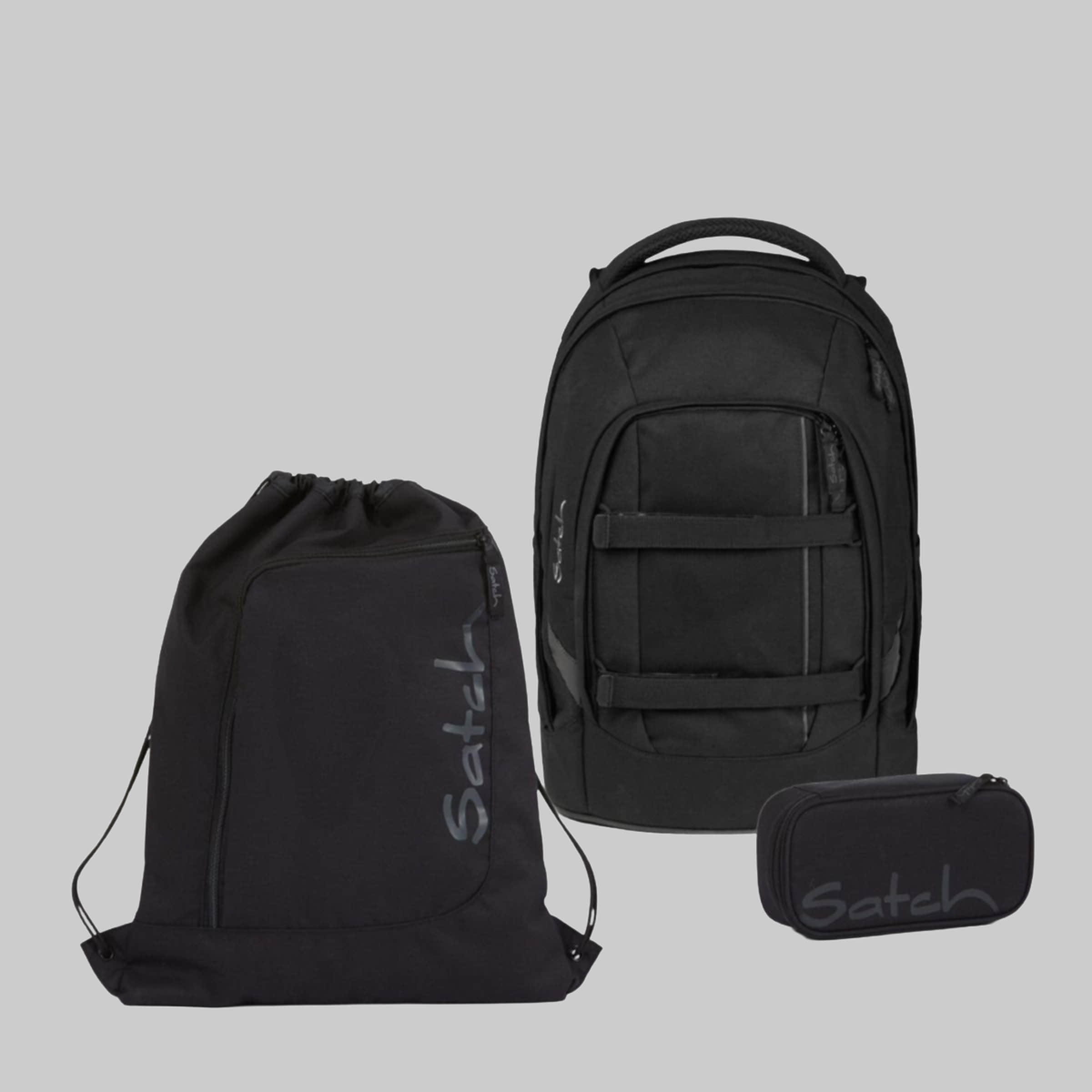 Satch Spielzeug Satch Schulrucksack Pack (3-teilig) Blackjack