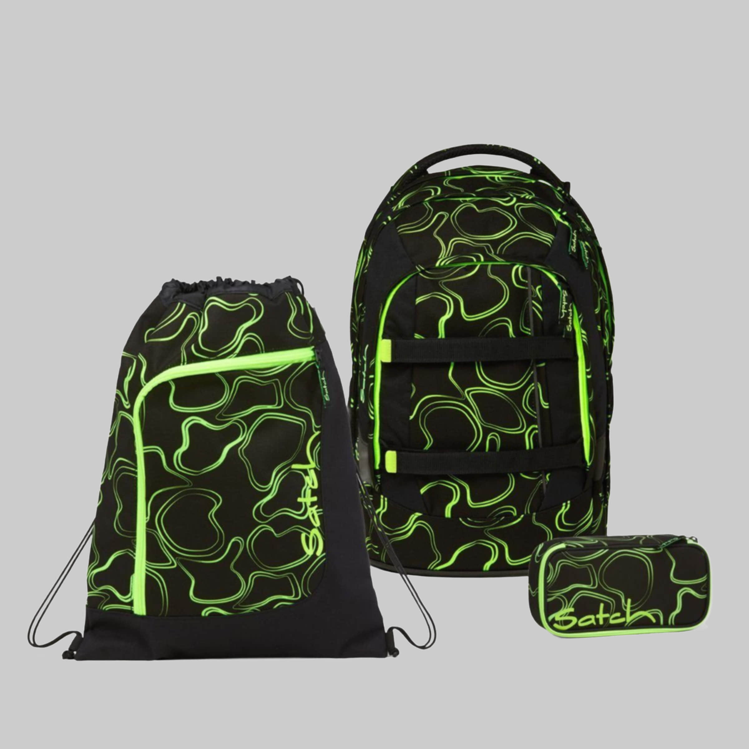 Satch Schulrucksack Pack (3-teilig) Green Supr Satch Spielzeug