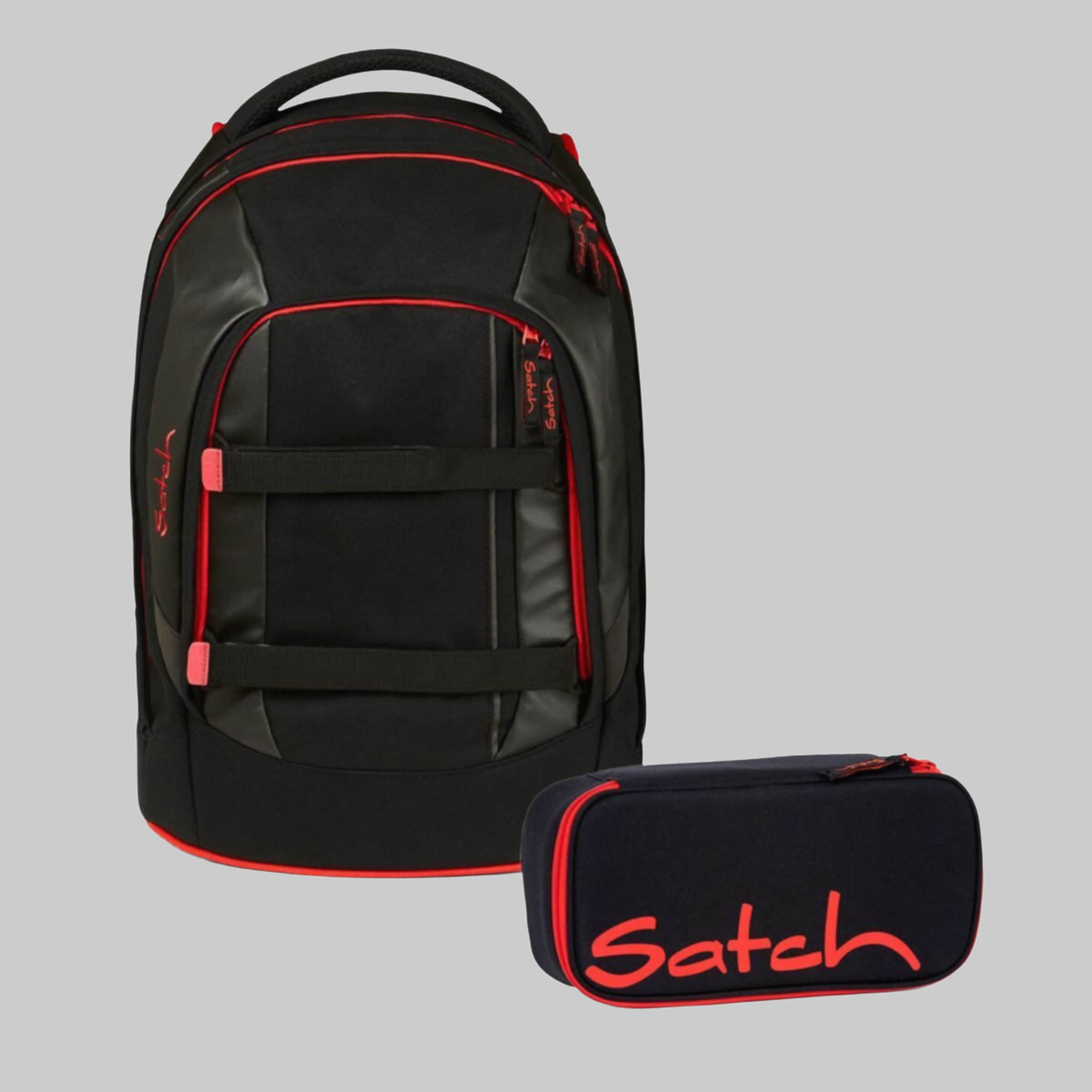 Spielzeug Satch Satch Schulrucksack Set Pack (2tlg., inkl. Schlamperbox) Fire Phantom