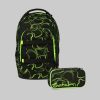 Satch Schulrucksack Set Pack (2tlg., inkl. Schlamperbox) Green Supr Spielzeug Satch