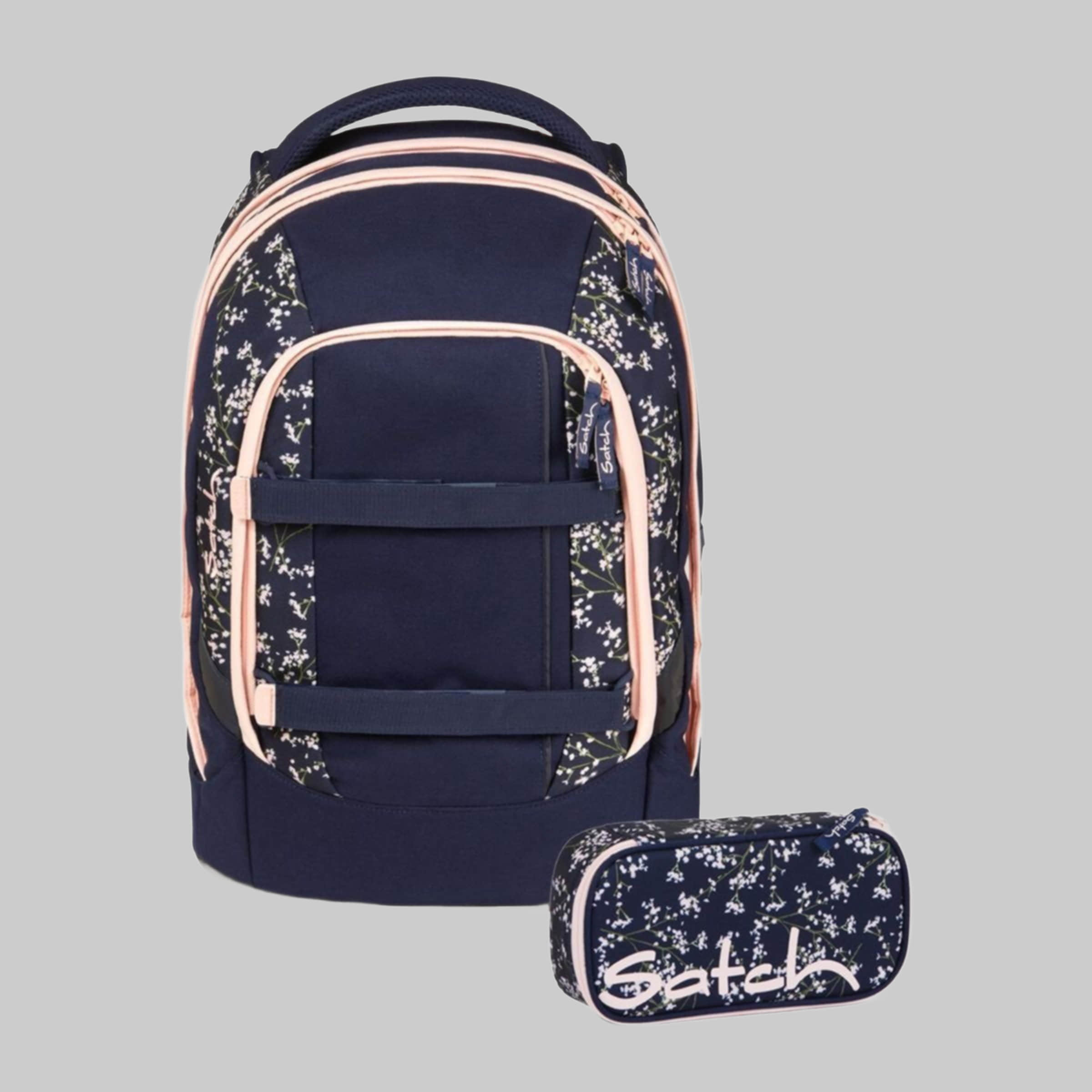 Satch Satch Schulrucksack Set Pack (2tlg., inkl. Schlamperbox) Bloomy Bre Spielzeug