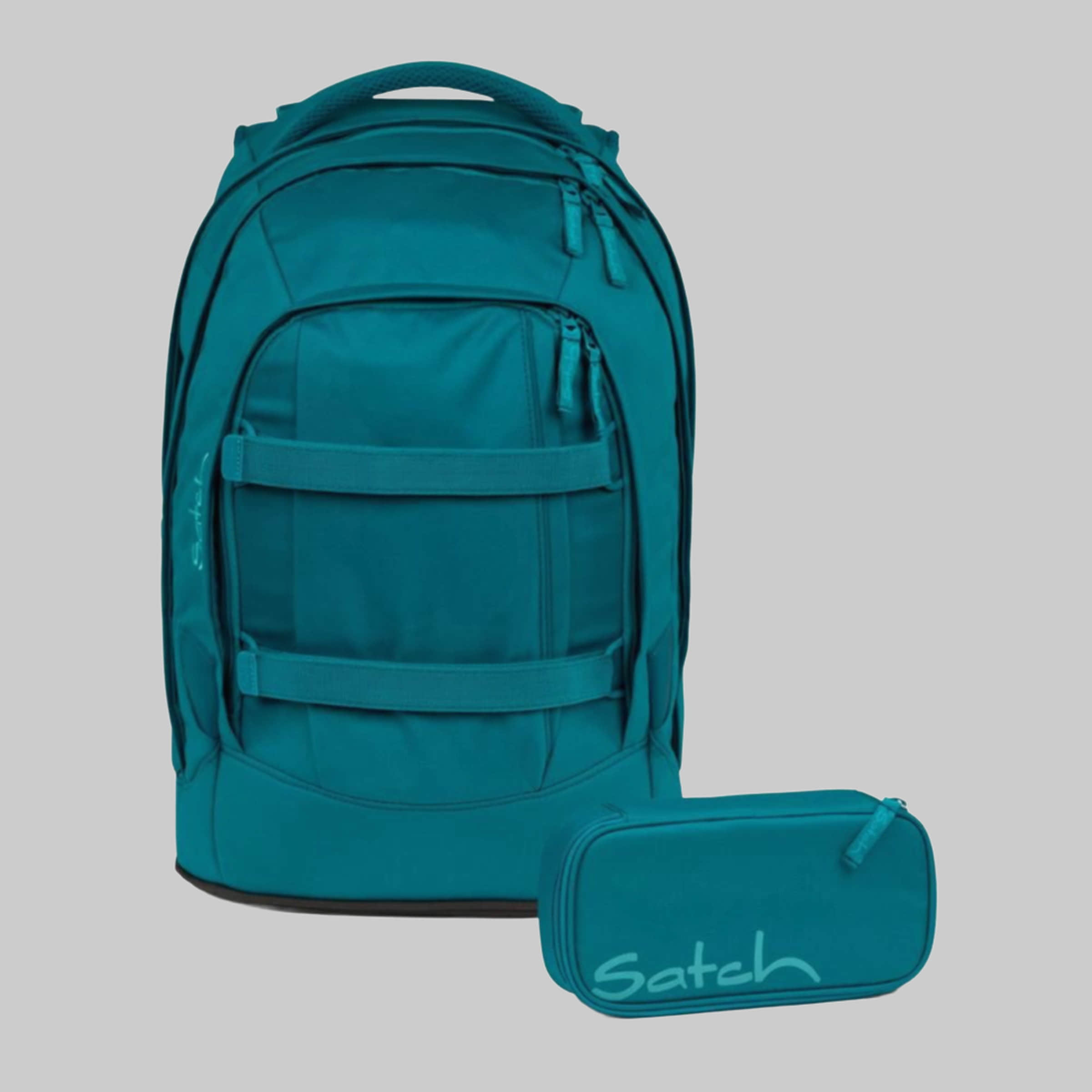 Spielzeug Satch Satch Schulrucksack Set Pack (2tlg., inkl. Schlamperbox) Deep Petrol