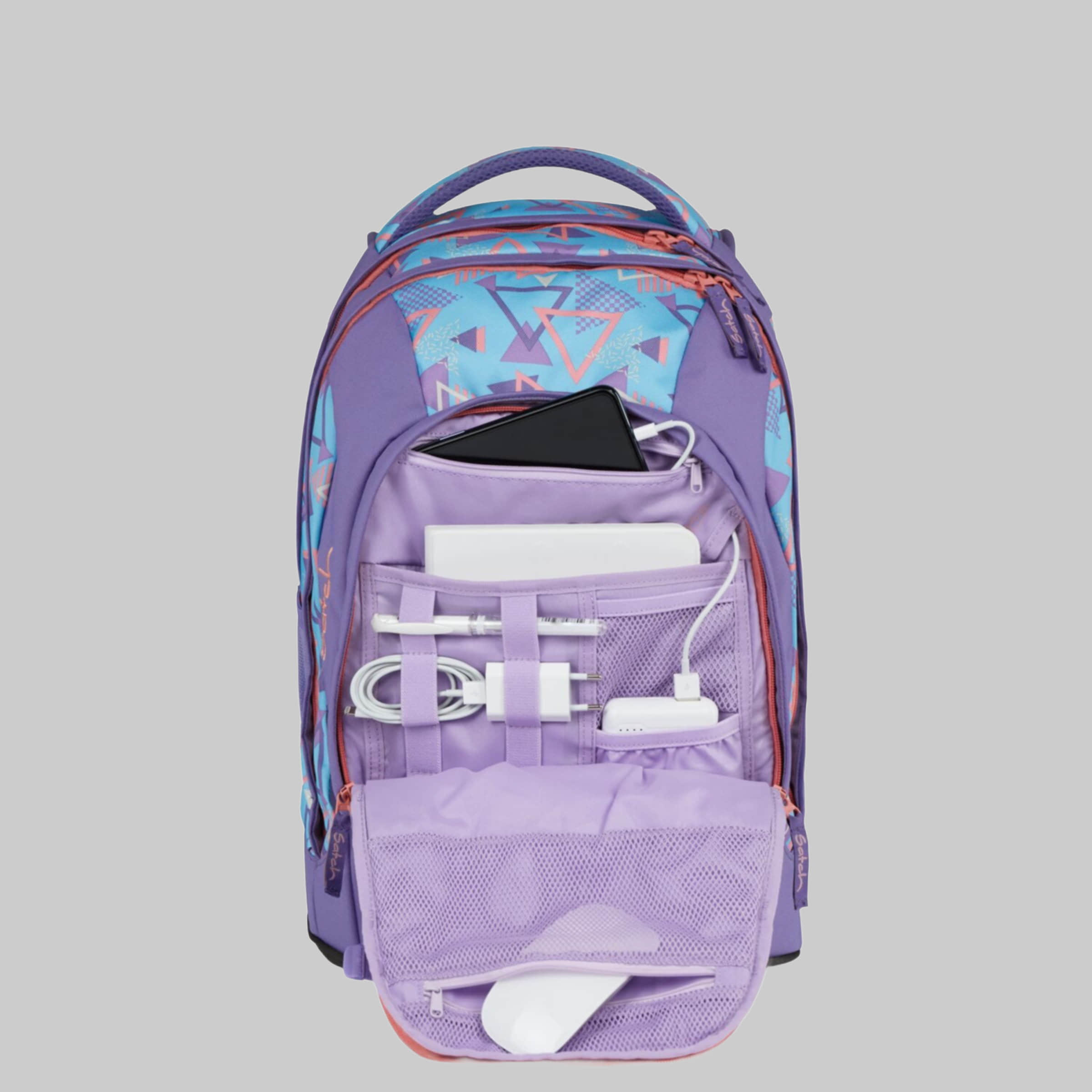 Satch Satch Schulrucksack Set Pack (2tlg., inkl. Schlamperbox) 80s Dance Spielzeug