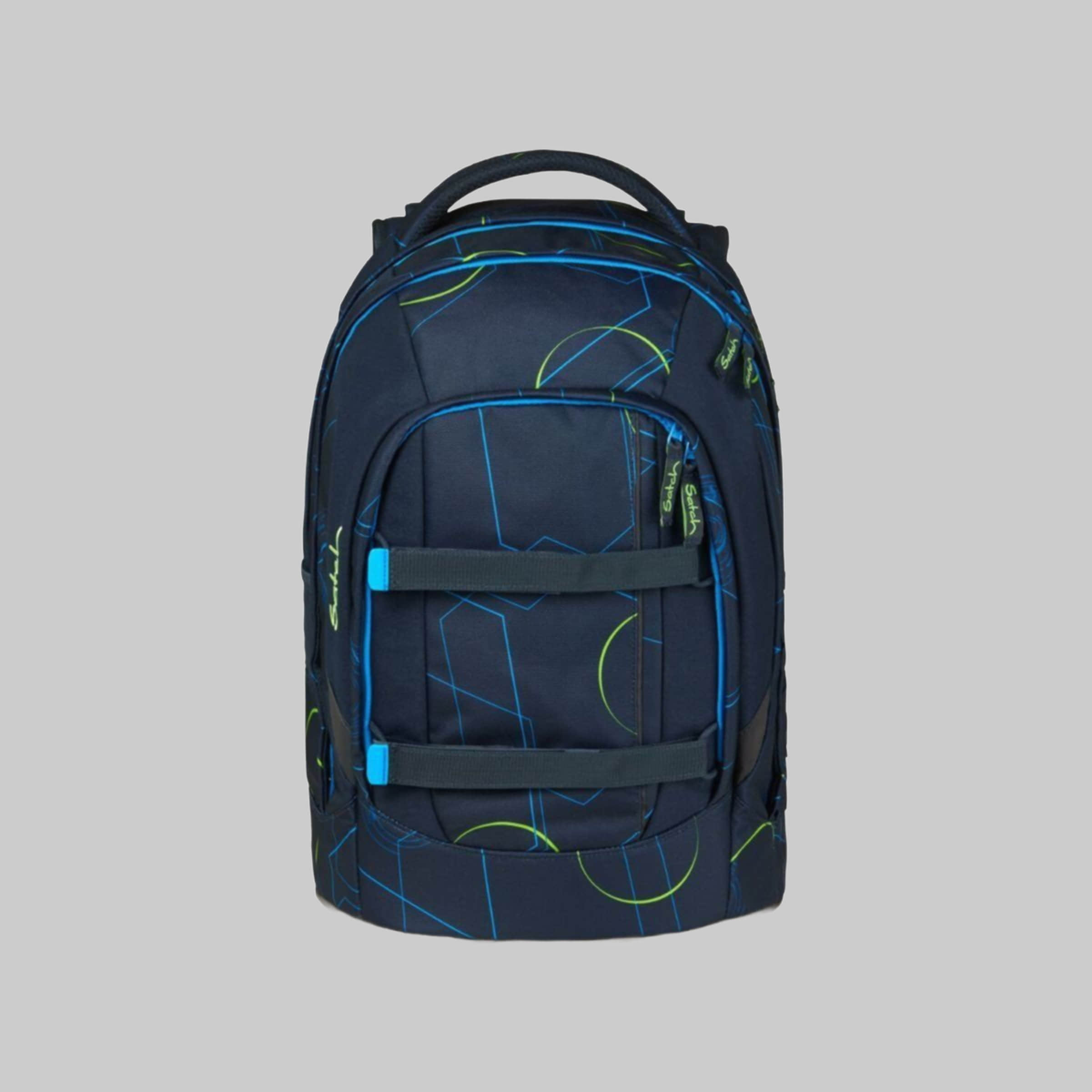 Satch Spielzeug Satch Schulrucksack Set Pack (2tlg., inkl. Schlamperbox) Blue Tech